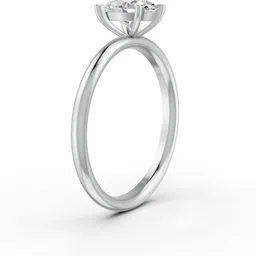 forever jewels Sterling Silver Moissanite Gold Plated Ring image 2