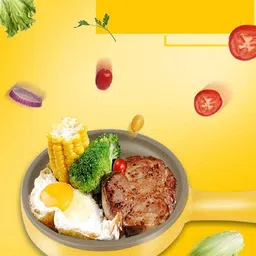 spella Electric Non stick Frying Pan with Steam Egg Boiler-50 Non-Stick Egg_FryPan Boiled Eggs_Steaming Boiling Roasting-50 Egg Cooker image 4