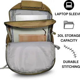 dreamz gallery Teddy Bear Design Kids Organizer in Dual Compartments Soft Durable Fabric Waterproof Backpack image 4