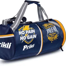 prikli 26 L Gym Duffel Bag - Trendy Men & Women-blue-Sport Duffel Gym Duffel Bag travel bag Fit Fitness - Blue image 1