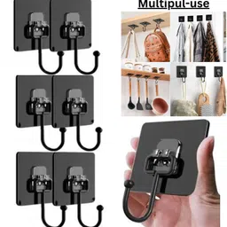 shopin Self-Adhesive Wall Hooks, Drill Free/Ceiling/Wall/Kitchen/Bathroom/Keys/Clothe Hook 7-picture-11