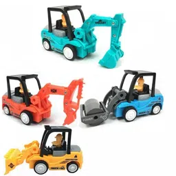 akvanar Unbreakable Construction Toy Set Push and Go Back multicolor set of 4 pc image 5