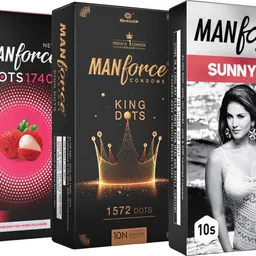 Condoms combo Pack (Sunny, Litchi & King dot), 30 Pcs, (Pack of 3) Condom-image-17