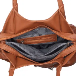 cp criceep Women Tan Shoulder Bag image 3