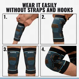slovic Knee Support | Knee Cap | Knee Support for Pain with 4-way Compression | Small Knee Support image 5