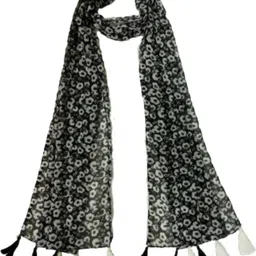 mss fashion Printed Chiffon Women Multicolor Scarf, Stole, Fancy Scarf image 4