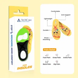 aalayam archcare insole Kids Insole Gel Arch Orthotic Shoe Insole image 2