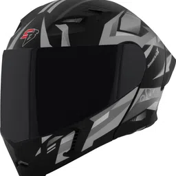 steelbird SBA-20 SHIELD X ISI Certified Flip-Up Graphic Helmet for Men and Women Motorbike Helmet-picture-24