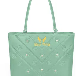 black wings Women Green Shoulder Bag-picture-17