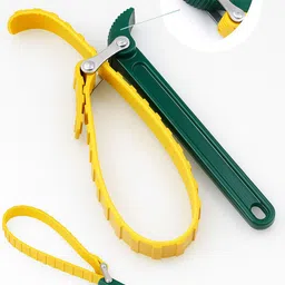 9" Strap Type Heavy-Duty Belt Wrench Adjustable Belt Wrench-F19 – Multi-Purpose Use Auto Car Oil Filter Wrench Single Sided Pipe Wrench-picture-10