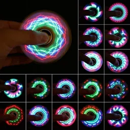 gkzon LED Multi Light Spinner with Various Glow Patterns in Dark Stress Relief image 3
