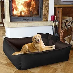 slatters be royal store PremiumQuality Velvet Luxury Washable DOG Sofa For All Season Sleeping CatPuppy XL Pet Bed image 4