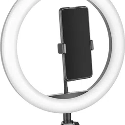 Paradox 10"Big Selfie LED Ring Light 7ft Tripod Stand live video Stream Phone Holder P58 Ring Flash image 2
