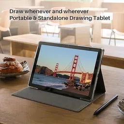 HUION Kamvas Slate Tablet KT1001 8 GB RAM 128 GB ROM 1920*1200 pixels inch with Wi-Fi Only Tablet (Grey) image 5