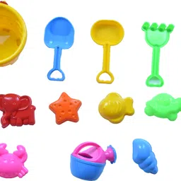 snk enterprise Beach Set Toy - Non-Toxic Plastic Sand Molding Kit for Kids image 2