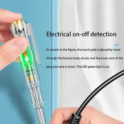 airsoft LED Electric Line Tester Pen for Home - Detect AC Voltage and Faults Easily Digital Voltage Tester image 3