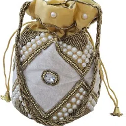 sunesh creation Women White Potli-picture-39