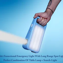 terrom dual mode rechargeable LED table lamp With long range torch light Spotlight Torch image 3