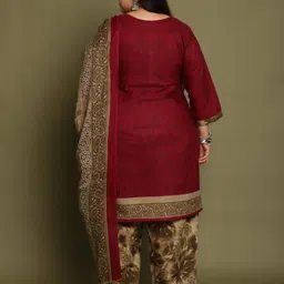 aaradhya fashion Readymade Patiala Printed Kurta, Patiala & Dupatta Set image 2
