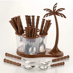 kitchexpo Disposable Plastic, Stainless Steel Cutlery Set-picture-13