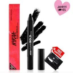 nykaa Bold Kajal With Free Sharpener (Deep Black 001)-picture-26