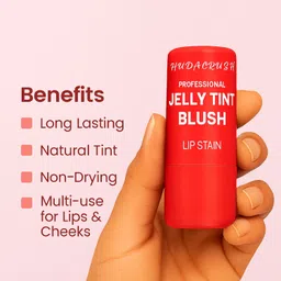 huda crush RED JELLY BLUSH - LONG LASTING, WATERPROOF, CHEEK TINT BLUSHER FOR WOMEN & GIRLS image 3