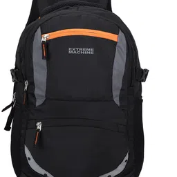 Large 35 L Laptop Backpack Laptop Backpack Spacious Unisex Backpack / School Bag with rain cover - Black-image-7