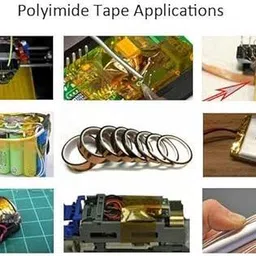 truebond kapton Tape 48mm X 33 M Amber Color Chemical Resistance Suitable for Electronics Polyimide, 3D printers and High-Temperature kapton Tape (Manual) image 4