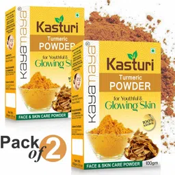 kayamaya Wild Kasturi Amba Haldi Turmeric Manjal Powder for Face Pack - Pack of 2-picture-23