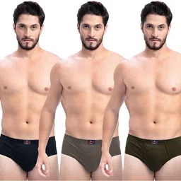 milton Pack of 3 Solid Men Brief-picture-35