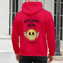 triptee Men Full Sleeve Graphic Print Hooded Sweatshirt image 4