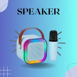 BRVIMA 10W Bluetooth Speaker Wireless Karaoke Mic Speaker with RGB Light speakersUY136 10 W Bluetooth Party Speaker-image-64