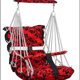 bjik cotton baby Jhula for Kids Chair Indoor&Outdoor for 1-5 Years Well Swings image 2