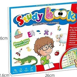 kc collection Kids Interactive Study Book+Magic Water Drawing Book Combo for Kids (3+ Years) image 3