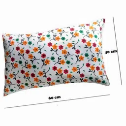 fulffystyl LUXURY Cotton Solid Sleeping Pillow Pack of 1 image 2