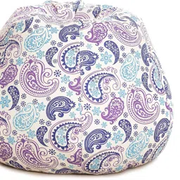 txor XL Classic Cotton Canvas Paisley Printed Teardrop Bean Bag With Bean Filling-picture-13