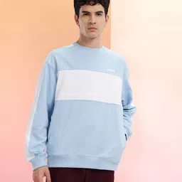 hrx by hrithik roshan Men Full Sleeve Color Block Sweatshirt image 3