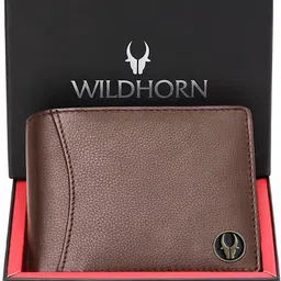 Men Casual Brown Genuine Leather RFID Wallet-image-77