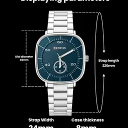 shrishymen Analog Watch - For Men Sivler image 5