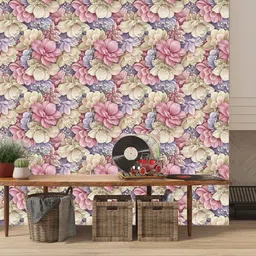 bdm Floral & Botanical Multicolor Wallpaper image 3