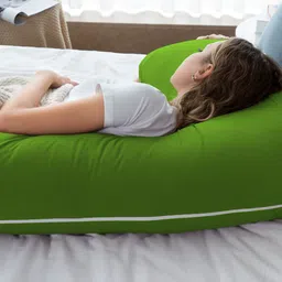 texlux Microfibre Solid Pregnancy Pillow Pack of 1 image 4