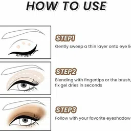 didarsh Professional Two Way Fix Gel Glue for Eyeshadow Pigment or Glitter Powder Primer - 5.1 ml image 4