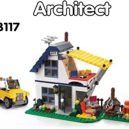 sr toys Architect (3 in 1) Vacation Getaways for Creator Model Building Blocks bricks image 2