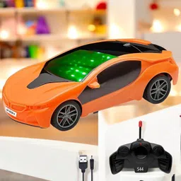 mahi zone Rechargeable High Speed Remote Control Famous Car & 3D LED Light For Kids_M133-picture-26