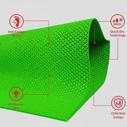 abc PVC (Polyvinyl Chloride), Rubber Bathroom Mat image 2