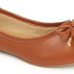 carlton london Women Women's Solid Ballerinas with Bows Flats Bellies Sandal image 5