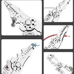 vp sales Wire Crimper, Cable Stripper, Wiring Tools Multi-Function Hand Tool Wire Cutter Round Nose Plier image 3