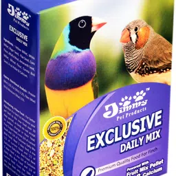 jimmy Exclusive Daily Mix Food For Finch 0.07 kg (2x0.04 kg) Dry Adult Bird Food image 4