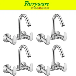 parryware Uno Wall Mounted Sink mixer with Swivel Spout set of 4 pic 332 Wall Mounted Sink mixer with Swivel Spout Sink Mixer Faucet-picture-39
