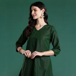 sangria Women Polyester Kurta Pant Set-picture-38